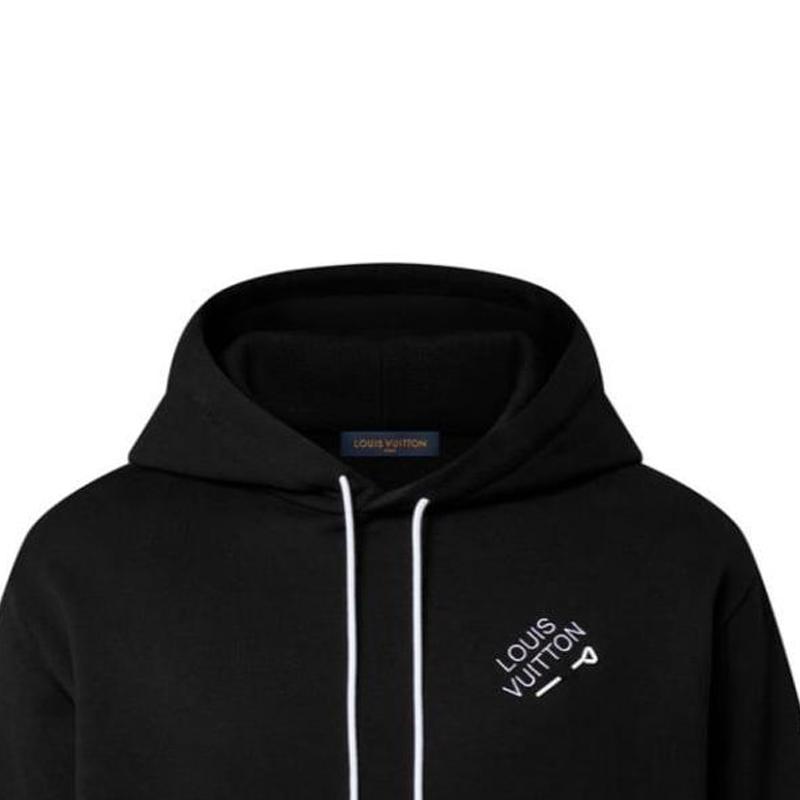 LOUIS VUITTON Signature Hoodie With Embroidery 1AATQV