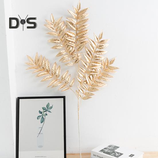Jemné zpracování Imitace rostliny Umělá rostlina Premium Golden Ginkgo Leaves odolná vůči povětrnostním vlivům