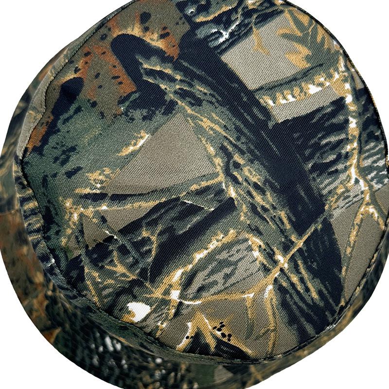 Retro Doppelseitige Schlangenmuster Camouflage Fischerhut für Männer und Frauen Outdoor Radfahren Sonnenhut Frühling und Sommer Reise Sonnen Modehut