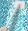 Bathroom Bathtub Brush with Long Handle Sponge, Floor Brush, Ceramic Tile Wall Brush