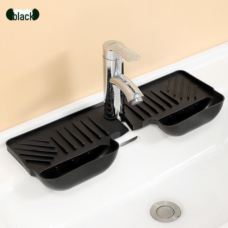 

Силиконовый сливной кран для кухни и накладка на столешницу Faucet Drain Pad