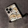 Cartoon puppy snake mobile phone case is suitable for Apple 16 space transparent iphone14 protective case Apple 15/12pro