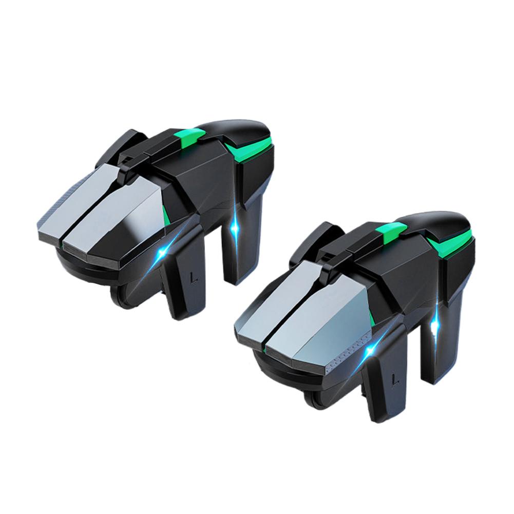 

Мобильный игровой триггер для PUBG Игровой контроллер для телефона Триггер на 6 пальцев Чувствительный геймпад для стрельбы Кнопки прицеливания L1 R1 Игровая рукоятка