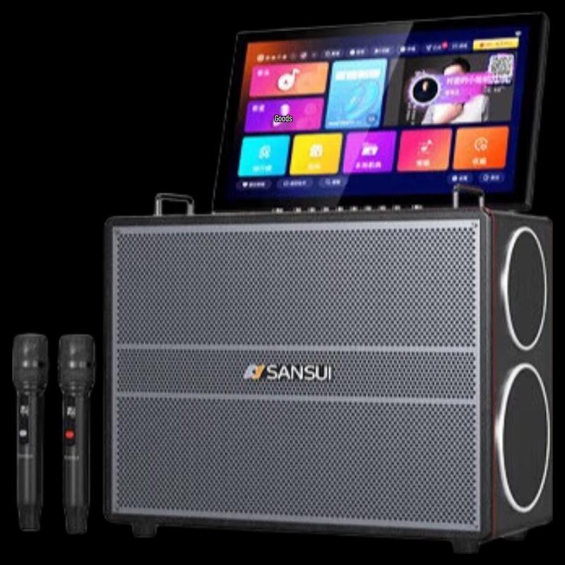 SANSUI E98 Outdoor Karaoke Speaker System with Display CN Plug (adapter Included) (CN Version)