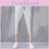 Summer Mens Ice Silk Casual Pants With Drawstring For Sports Wear And Teen Fashion