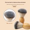 Men's Small Soft Bristle Beard & Shaving Brush for Face Care and Lathering