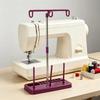 Three Thread Sewing Guide Stand with Detachable Base, Plastic and Metal Frame for Fabric Craft and Home Sewing