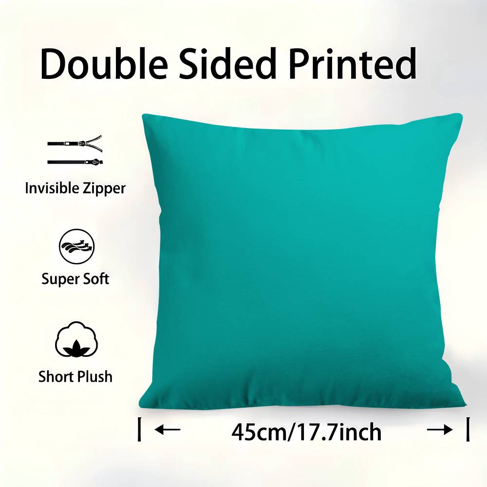 Solid Color Pillow Gift Home Office Decoration Pillow Bedroom Sofa Car Cushion Coverpillow Case