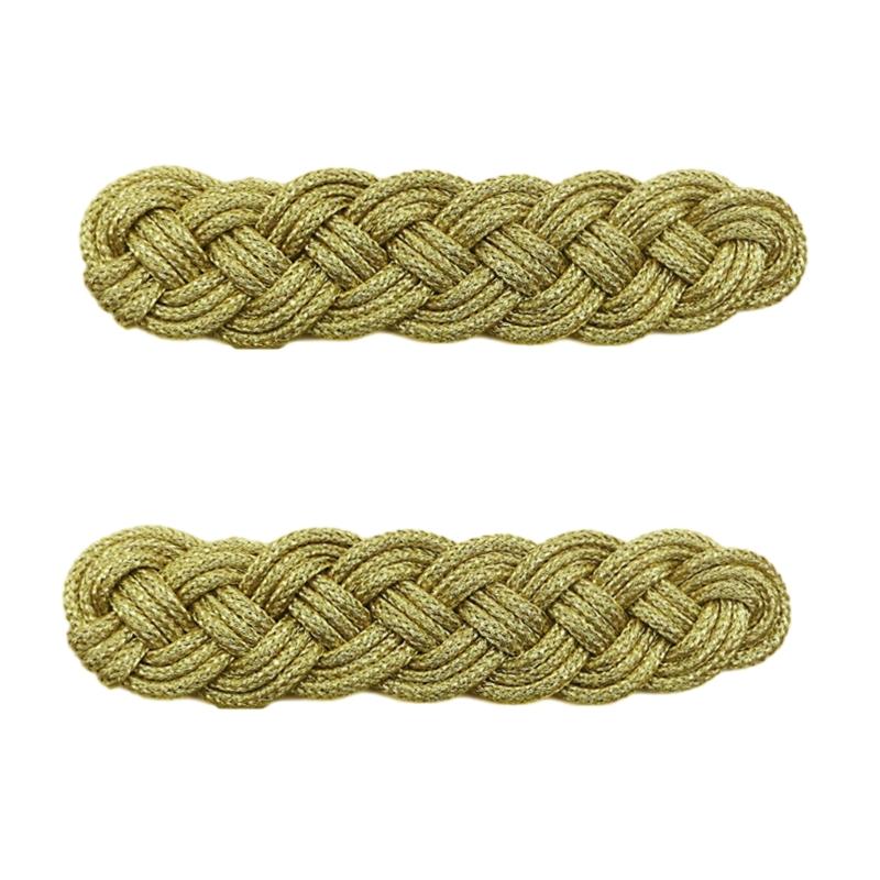 

Delicate Weaving Gold Wire Sewing Fasteners Cheongsam Buttons Exquisite Suitable for Chinese Culture Enthusiasts 1