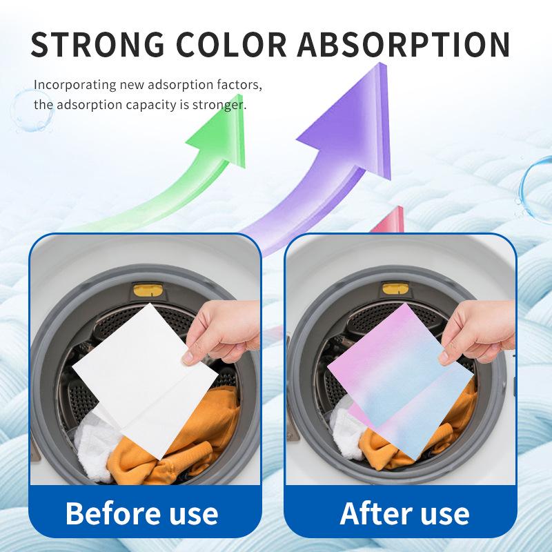 Color Absorbing Laundry Sheets - 50 Count