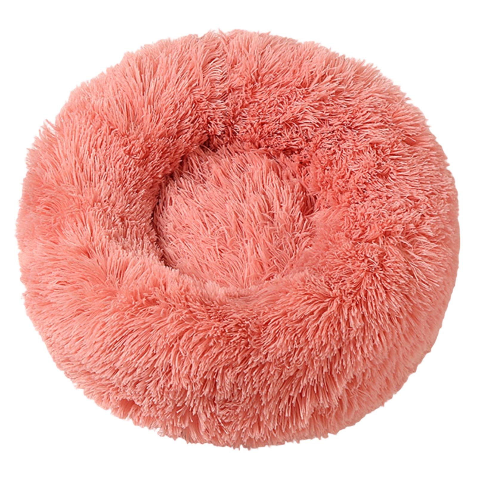 

Round Plush Pet Bed, Warm Pet Mat, Soft And Non- Pet Bed, Suitable For Small To Medium-Sized Pet. One Size