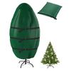 Upright Christmas Tree Storage Bags 30x58 Inch 420D Polyester Tree Covers with Fixed Buckle, Zipper