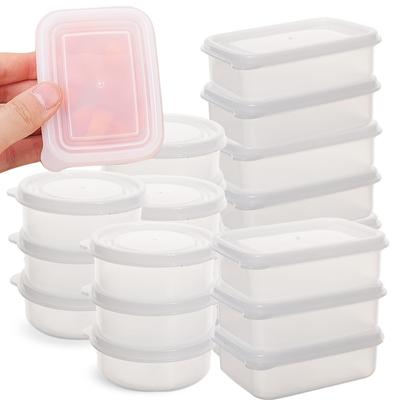 Mini-Aufbewahrungsbox für Lebensmittel, Kühlschrank, Frischhaltebehälter, kleine feuchtigkeitsdichte Plastikboxen, tragbare, versiegelte Picknickbehälter im Freien