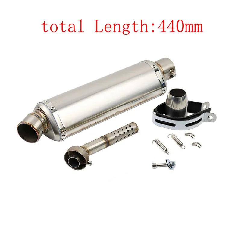 Universal 51mm Motorcycle Exhaust Muffler Escape Moto with DB Killer For Yamaha PCX125 FZ1N Z900 CBR500R R6 R25 R3 R1