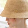 TATIANA NIVE Natural Raffia Cloche Bucket Hat HT8185