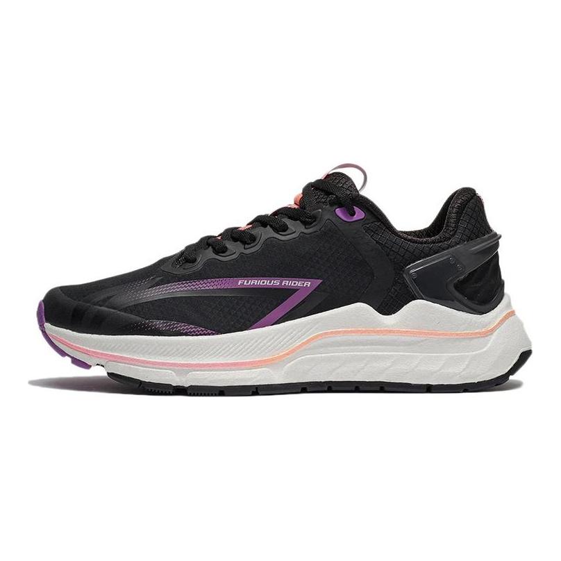 Li Ning Furious Rider 5.0 BOOM Technology Low Top Running Shoes Women's Black Purple ARZR002-11