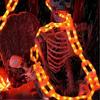 2/3M Halloween Chain Lights Plastic String Lights Luminous Halloween Chain Props  Garden Yard