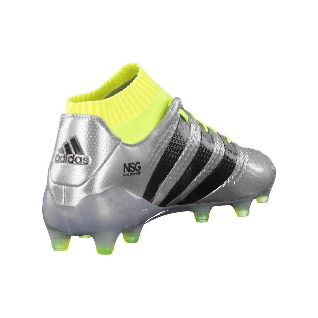 Adidas Ace 16.1 Primeknit Fg 'Silver Metallic Sonic Yellow' S76469