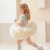 Fete Fustă Tutu din Tul Petrecere de Ziua Copiilor Spectacol de Dans Rochie Albă de Prințesă