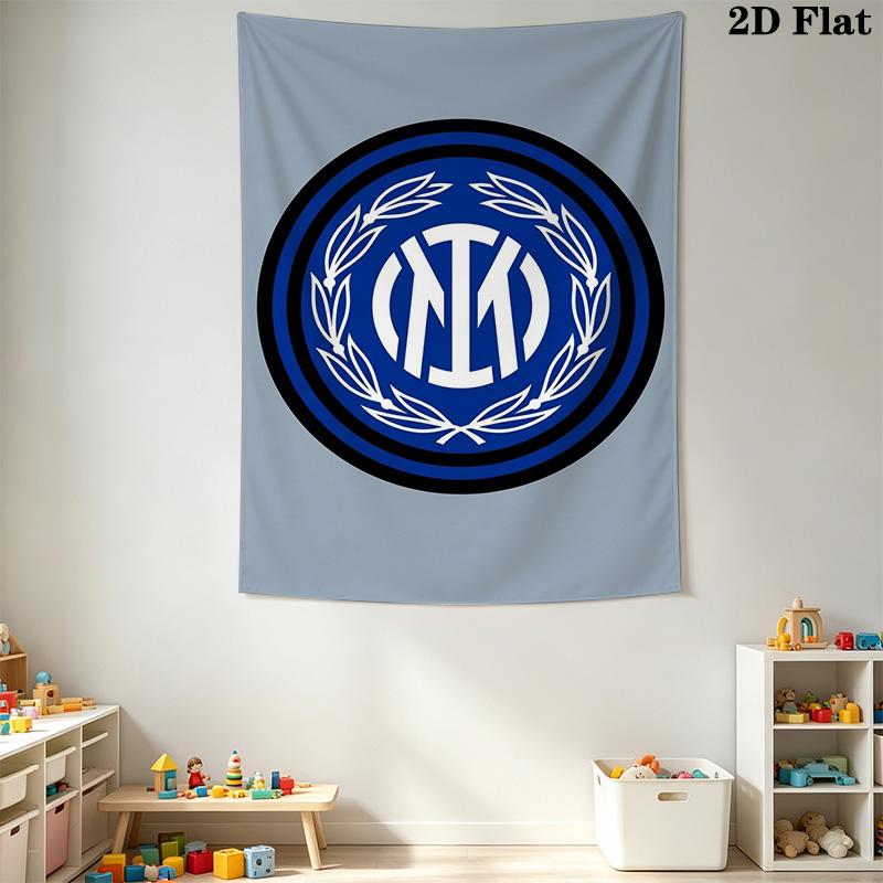 Inter Milan Abstract Artwork Threepiece Set 1 Duvet Cover 2 Pillowcase Without Core Christmas Birthday Gift Duvet Cover And Pillowcase