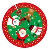Christmas Tree Skirt Christmas Tree Mat Base Covers 90cm/35Inch for Home Decoration Winter Holiday Party Centerpieces