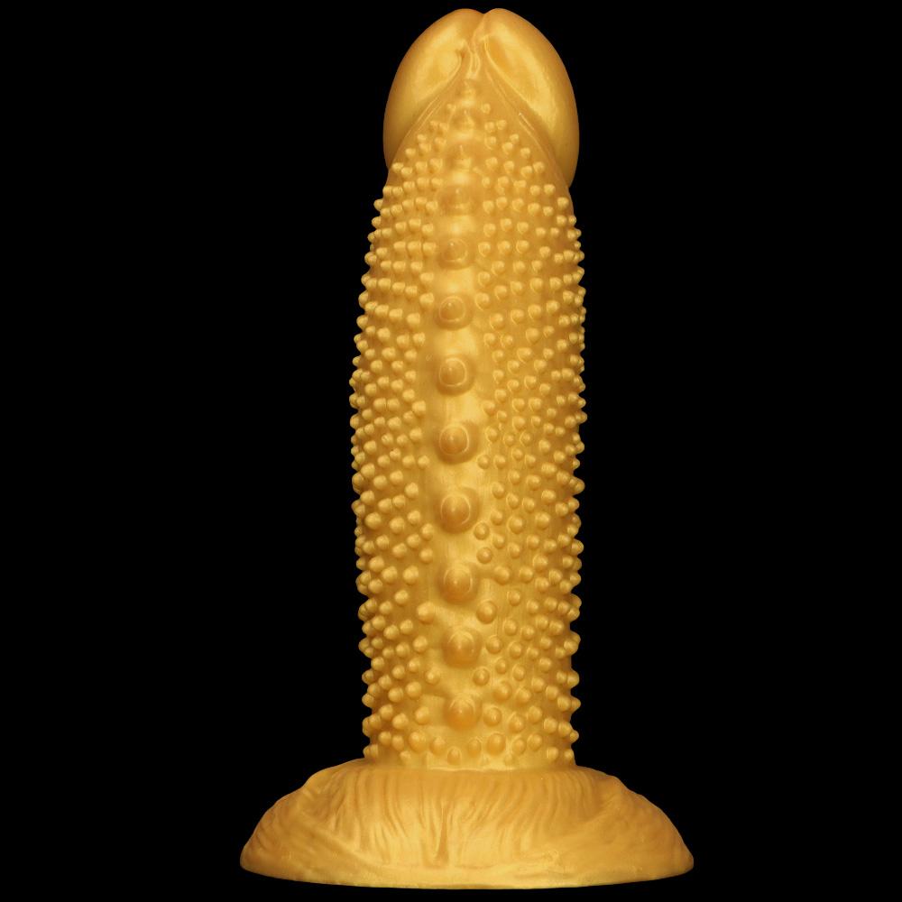 Extra Large Gold Soft Silicone Realistic Dildo Anal Plug Adult Sex Toy Fisting Big Dick Penis