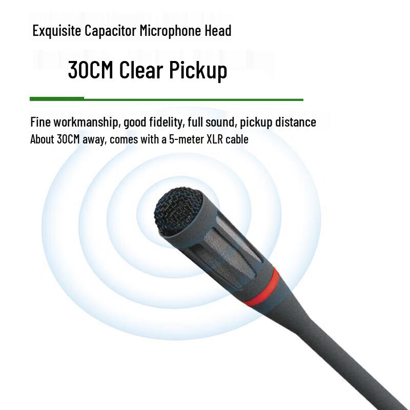 HuiDu DY-01 Professional Wired Desktop Gooseneck Microphone (CN version)