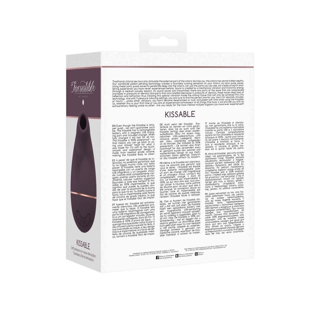 Irresistible by Shots - Rechargeable Sucking Vibrator