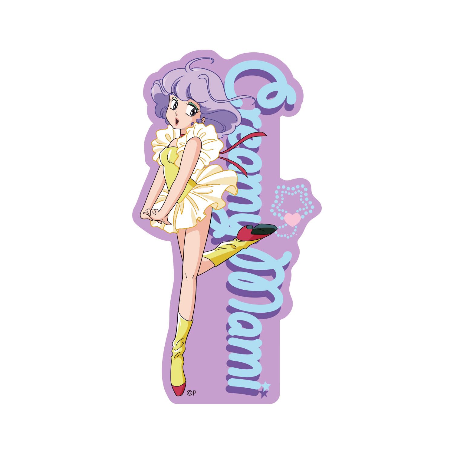 

Маленькая планета Кремовая Мами Наклейка с персонажем Поза