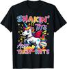 Shakin' Tits and Takin Sh*ts Lustiges Einhorn Schmutziger Erwachsenenhumor T-Shirt Unisex T-Shirt