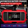 12V 2A Car Battery Charger Battery Trickle Charger Maintainer Car Motorcycle Lead Acid Battery Charger for Motorcycle Batteries