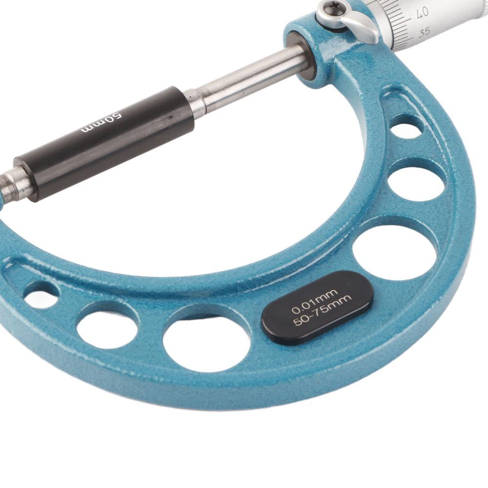 High Accuracy 0.01mm Thickness Measuring Tool Outer Diameter Micrometer For Machinists