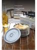 Pure Titanium Lightweight Camping Noodle Bowl & Bento Box with Lid - Picnic & Cookware Set