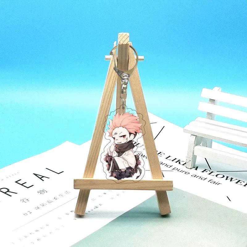 Anime Jujutsu Kaisen Keychain Gojo Satoru Fushiguro Megumi Kawaii Keychains Pendant Anime Peripheral Gift