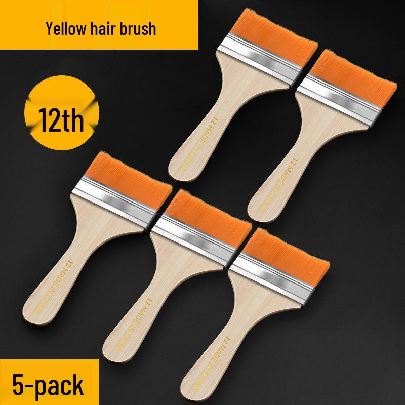 Soft Nylon Bristle Industrial Cleaning and Dusting Brush - No Trace, Wool, and Latex Paint Brush