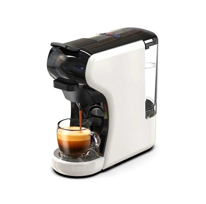 

PSH1A-BK Capsule Coffee Machine-19Bar 1450W 70ml 4-in-1 Capsule Adapter (Nes, DG, ES, K-Cu) with Touch Sensor