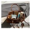 2025 Retro Niche Suede Colorblock Crossbody Baguette Handbag - New Versatile Fashion for Women
