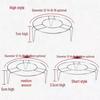 Stainless Steel Multifunctional Triangle Steamer Rack for Vegetables and Pot Storage
