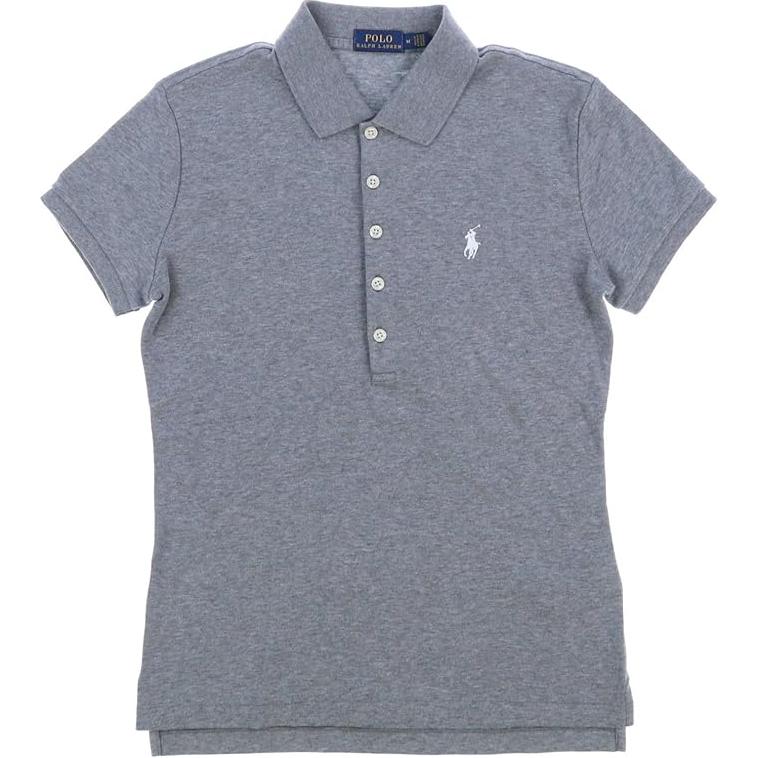 

Polo Ralph Lauren Однотонный пуловер с вышивкой пони, поло с коротким рукавом, женские топы, серый 211569959-087 S