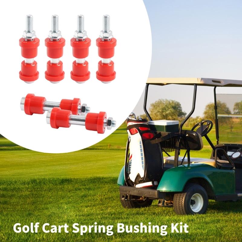 Golf Cart Spring Bushing Kits With Screws For 1015583 101230 Golf Cart Rear Leaf Spring Bushing and Sleeves Enduring