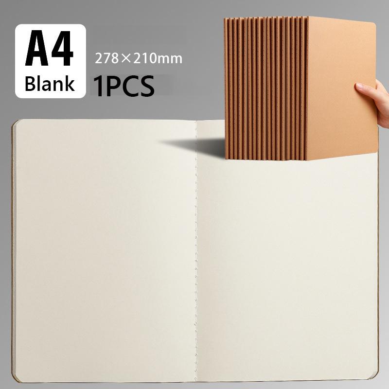 A4 A5 B5 Notebook To-Do Lined Blank Grid Paper Journal Diary Sketchbook Drawing Painting Graffiti Notebook Notepad Stationery