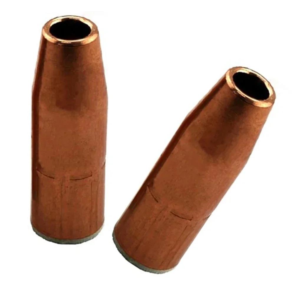

2pcs Gas Nozzle 401450 Compatible with TOUGH LOCK for MIG Welding Torch Standard Brass Copper Nozzle 1 2 Inch Orifice China Mainland