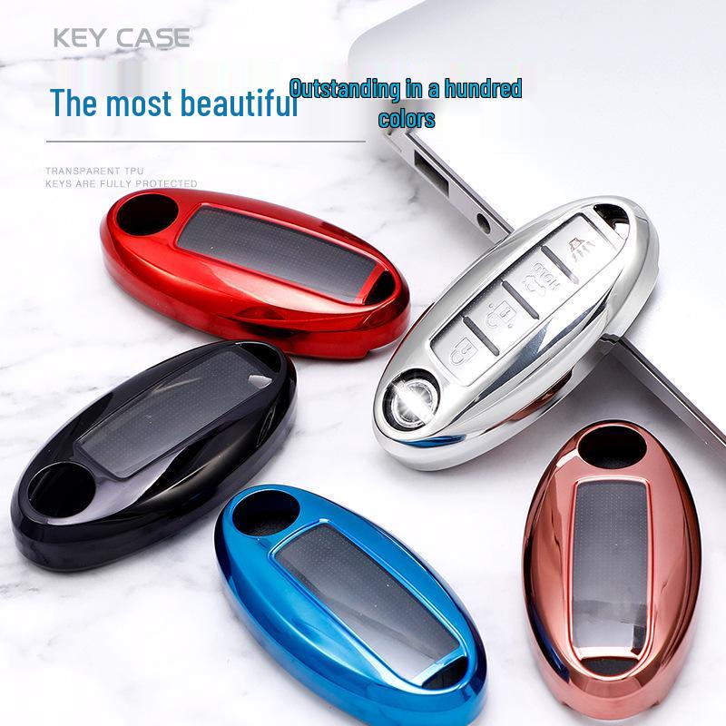Nissan Key Case: TPU Protector for Sylphy, Teana, Qashqai, and Murano 2019 Models
