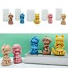 Princess Doll Candle Mold Silicone Gypsum Molds Desktop Decorations Handmade Scented Candle Making Wax Resin Soap Mould