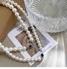Windsor Sapphire Pearl Necklace: Women's Luxurious Osjka Pearl with Strong Luster