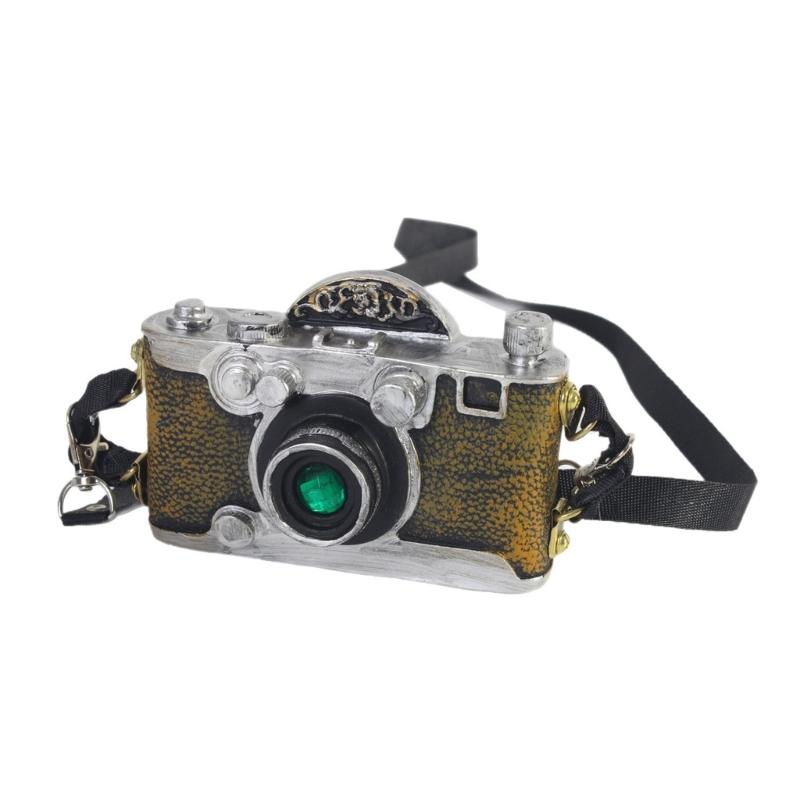 Realistic Portable Photography Accessory Antique Designed Decorative Studio Camera Piece Portable Resin Camera Props