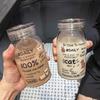Kawaii Kat Glazen Beker Hittebestendig Voor Water Koffie Melk Sap Bubble Tea Leuke Glazen Fles Met Deksel BPA-vrij Cadeau 450ml