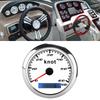 GPS Speedometer Pointer Tachometer Digital IP67 Waterproof with Antenna Universal for Car Truck Boat 9‑30V DCWhite