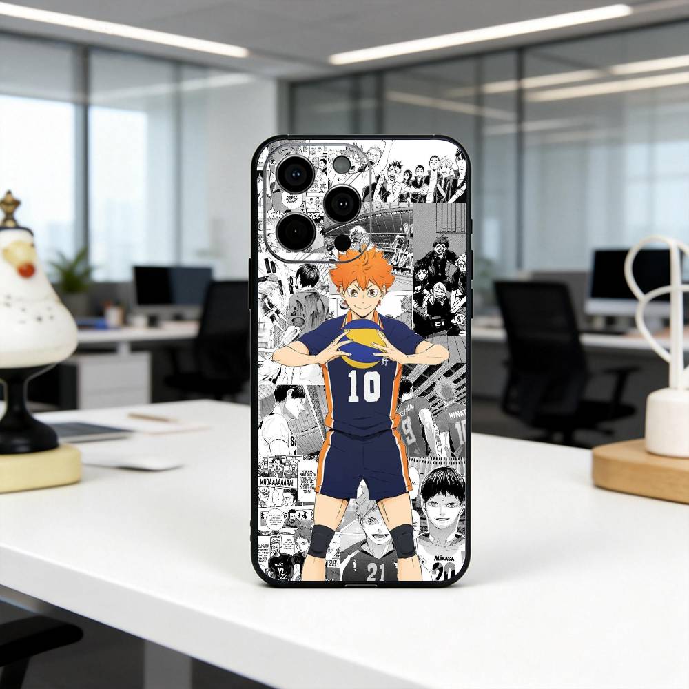S-Shoyo H-Hinata JUNGE H-Haik-yu Handyhülle Silikon Weich Für IPhone 17 16 15 14 13 12 11 X XR Plus Pro Max Plus
