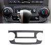 Glossy Carbon Fiber Car AC Button Frame Cover Decoration For Honda CRV 2007-2011